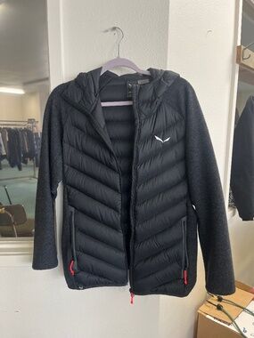 Salewa Down and wool hooded jacket